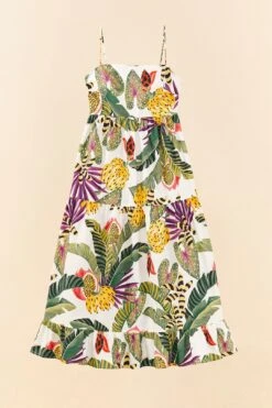 Farm Rio Striped Forest Maxi Dress 9 Farm Rio Striped Forest Maxi Dress -Colorful Wear Store 306204 05