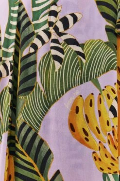 Mixed Striped Bananas Maxi Wrap Dress 10 Mixed Striped Bananas Maxi Wrap Dress -Colorful Wear Store 306207 05