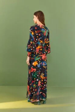 Farm Rio Zodiac Maxi Dress -Colorful Wear Store 306214 04