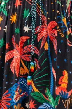 Farm Rio Zodiac Maxi Dress -Colorful Wear Store 306214 05