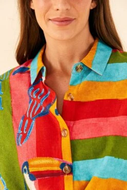 Farm Rio Wonderful Toucans Unisex Shirt -Colorful Wear Store 306242 03