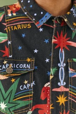 Farm Rio Zodiac Canvas Jumpsuit 8 Farm Rio Zodiac Canvas Jumpsuit -Colorful Wear Store 306258 04