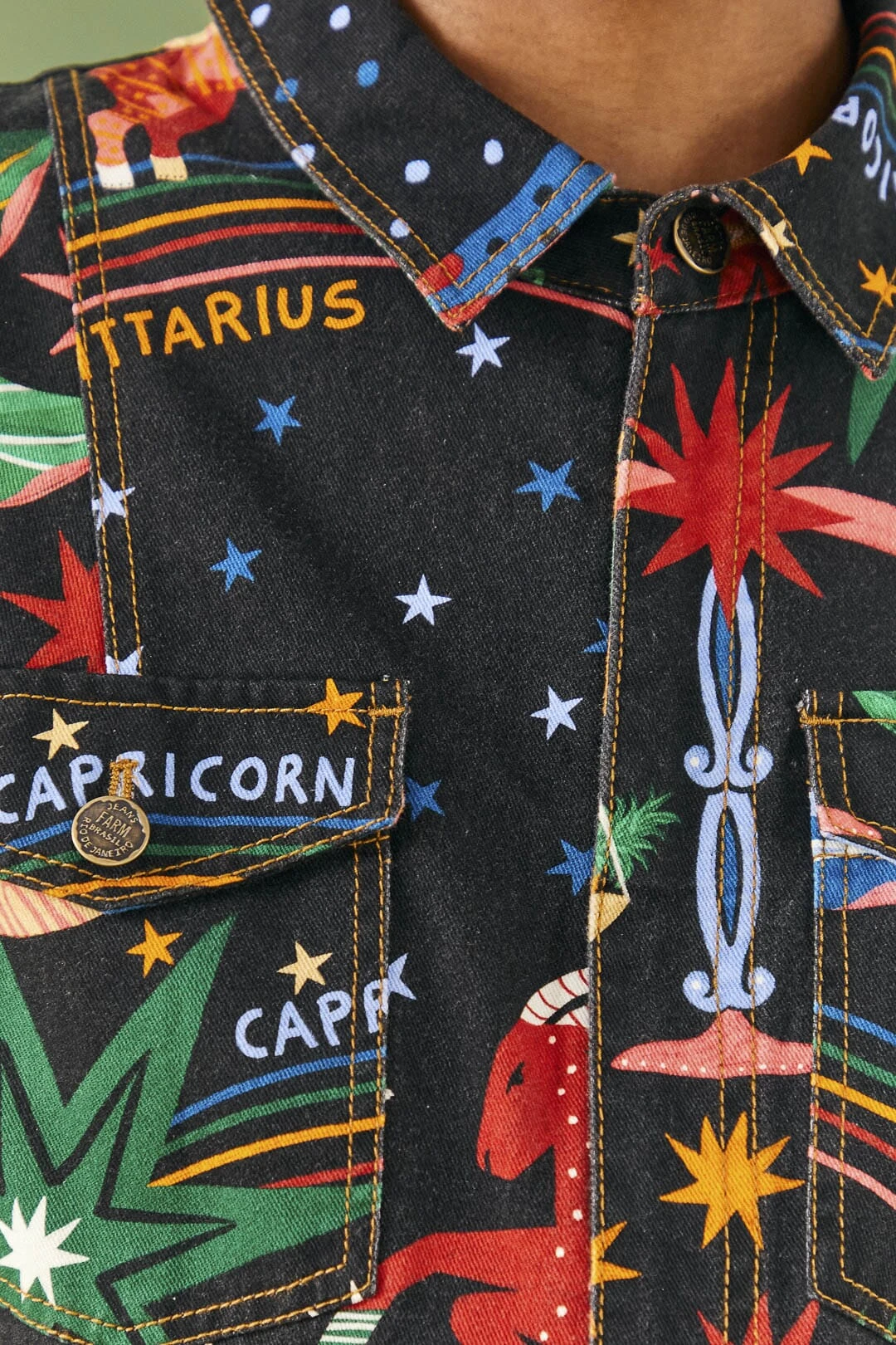 Farm Rio Zodiac Canvas Jumpsuit 4 Farm Rio Zodiac Canvas Jumpsuit - Image 4