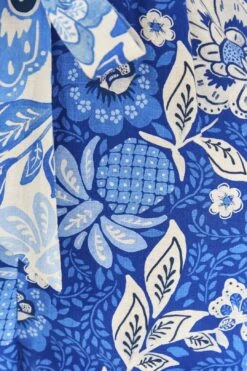 Farm Rio Blue Full Of Flowers Jumpsuit -Colorful Wear Store 306264 05