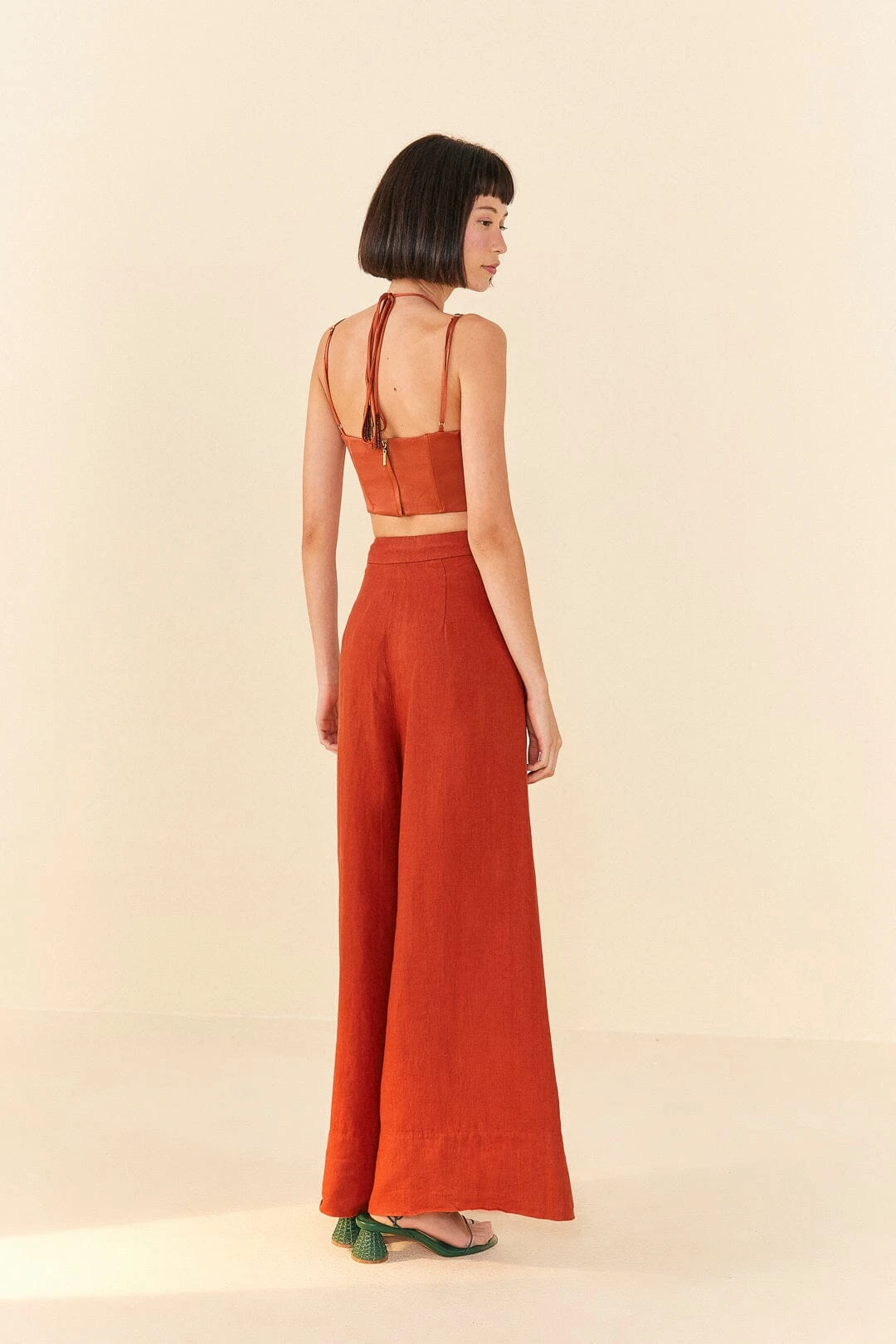 Farm Rio Brown Wide Leg Pants 3 Farm Rio Brown Wide Leg Pants - Image 3