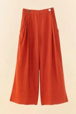 Farm Rio Brown Wide Leg Pants 9 Farm Rio Brown Wide Leg Pants -Colorful Wear Store 306285 06