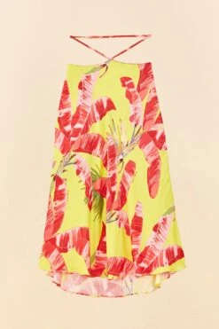 Farm Rio Lime Sweet Jungle Lenzing™ Ecovero™ Viscose Skirt 7 Farm Rio Lime Sweet Jungle Lenzing™ Ecovero™ Viscose Skirt -Colorful Wear Store 306304 06