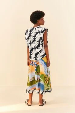 Farm Rio Black Copacabana Organic Cotton T-Shirt -Colorful Wear Store 306319 03