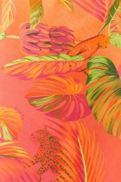 Orange Ombre Forest Lenzing™ Ecovero™ Viscose Midi Dress 9 Orange Ombre Forest Lenzing™ Ecovero™ Viscose Midi Dress -Colorful Wear Store 306325 05