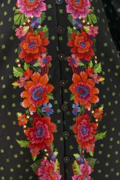 Farm Rio Black Blooming Garden Dress -Colorful Wear Store 306333 05