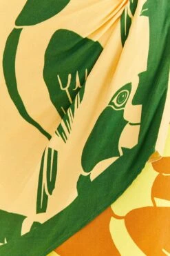 Farm Rio Mixed Rainbow Toucans Lenzing™ Ecovero™ Viscose Mini Skirt -Colorful Wear Store 306338 05