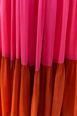 Warm Color Blocking Maxi Dress 10 Warm Color Blocking Maxi Dress -Colorful Wear Store 306344 05