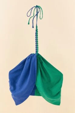 Farm Rio Blue And Green Crop Top -Colorful Wear Store 306345 04