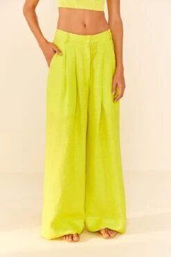 Farm Rio Lime Green Pants 8 Farm Rio Lime Green Pants -Colorful Wear Store 306349 03