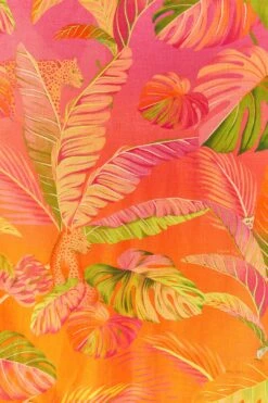 Farm Rio Orange Ombre Forest Maxi Dress -Colorful Wear Store 306376 05