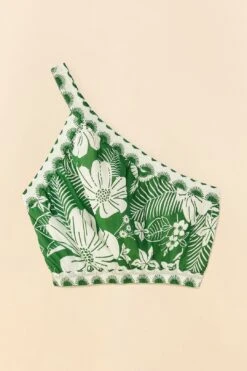 Farm Rio Off-White Macaw Elegance Crop Top -Colorful Wear Store 306377 05