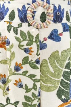 Farm Rio White Summer Garden Romper 10 Farm Rio White Summer Garden Romper -Colorful Wear Store 306382 05