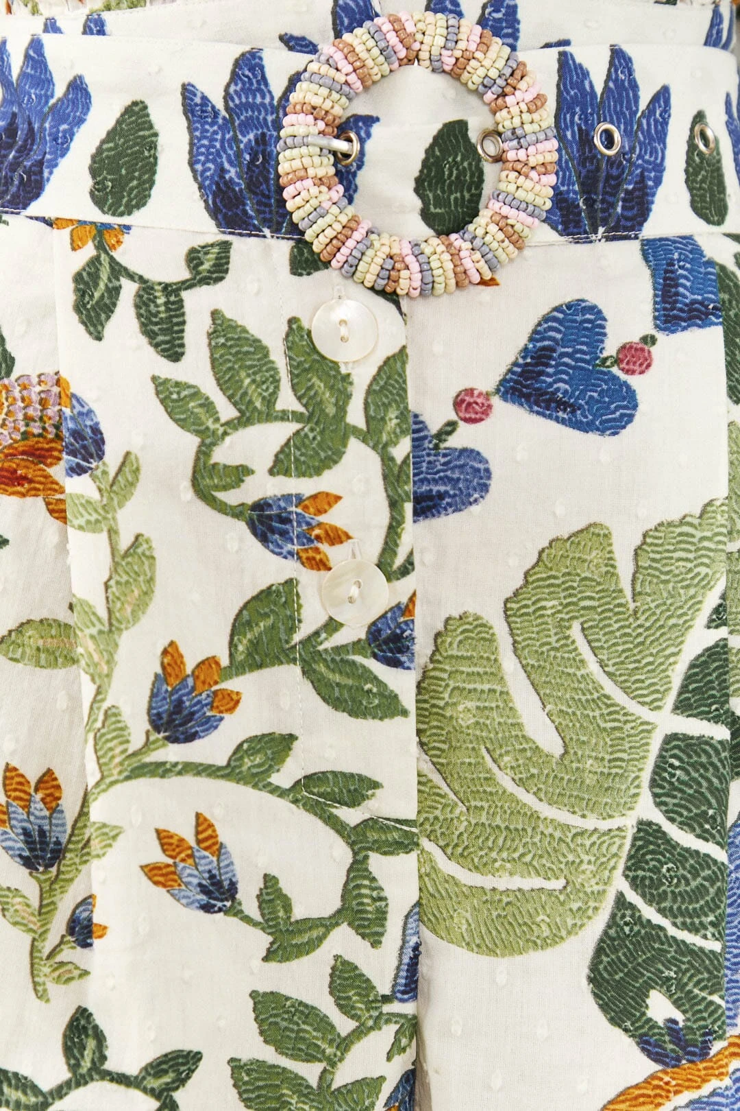 Farm Rio White Summer Garden Romper 5 Farm Rio White Summer Garden Romper - Image 5