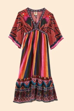 Macaw Show Maxi Dress 9 Macaw Show Maxi Dress -Colorful Wear Store 306389