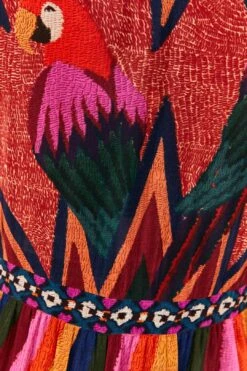 Macaw Show Maxi Dress 8 Macaw Show Maxi Dress -Colorful Wear Store 306389 05