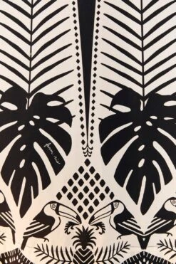 Black Macaw Elegance Maxi Dress -Colorful Wear Store 306647 05