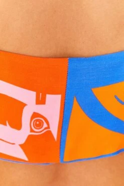 Farm Rio Mixed Rainbow Toucans Crop Top -Colorful Wear Store 306649 05