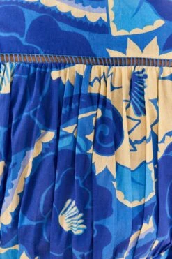 Farm Rio Blue Tropical Groove Blouse -Colorful Wear Store 306650 04