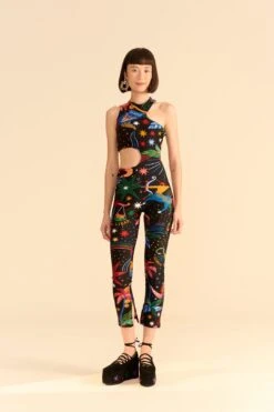 Farm Rio Zodiac Lycra Jumpsuit