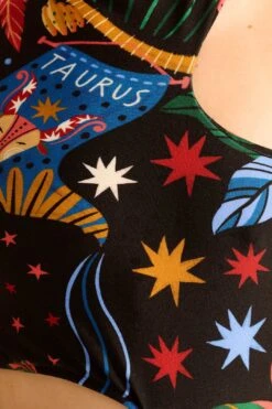 Farm Rio Zodiac Lycra Jumpsuit -Colorful Wear Store 306659 06