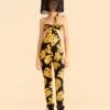 Farm Rio Black Bossa Banana Lycra Jumpsuit