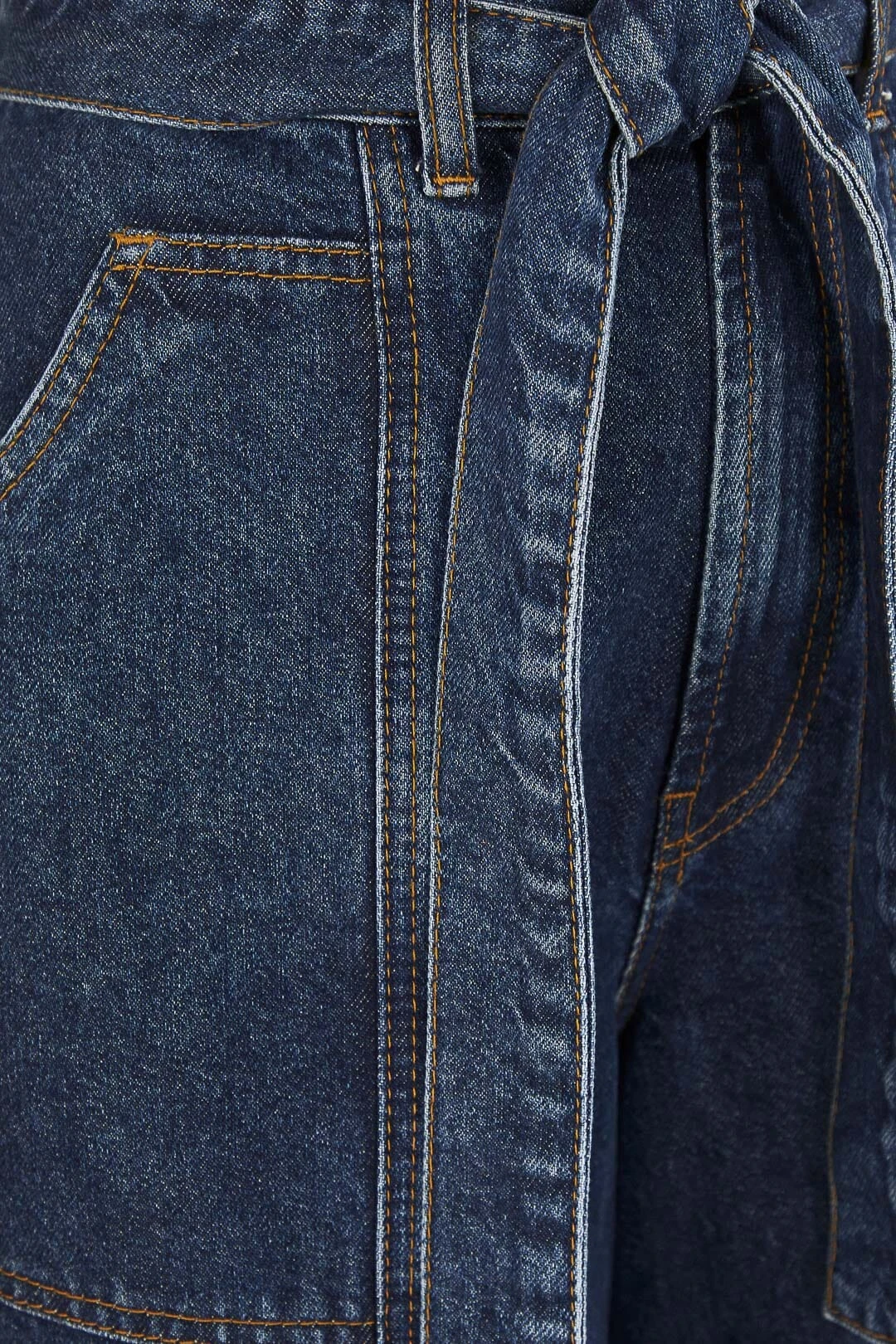 Farm Rio Dark Wash Wide Leg Denim Pants 4 Farm Rio Dark Wash Wide Leg Denim Pants - Image 4