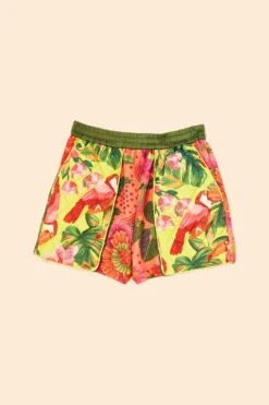 Farm Rio Orange Blooming GardenSweatshorts -Colorful Wear Store 306673 06
