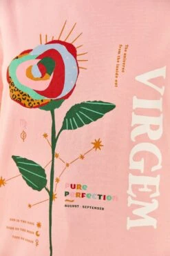 Farm Rio Virgo Zodiac Organic Cotton T-Shirt -Colorful Wear Store 306694 04