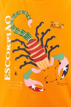 Farm Rio Scorpio Zodiac Organic Cotton T-Shirt 6 Farm Rio Scorpio Zodiac Organic Cotton T-Shirt -Colorful Wear Store 306696 03