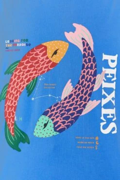 Farm Rio Pisces Zodiac Organic Cotton T-Shirt -Colorful Wear Store 306700 04