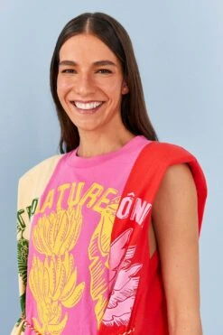 Farm Rio Mixed Prints Organic Cotton Mini Dress 8 Farm Rio Mixed Prints Organic Cotton Mini Dress -Colorful Wear Store 306714 03