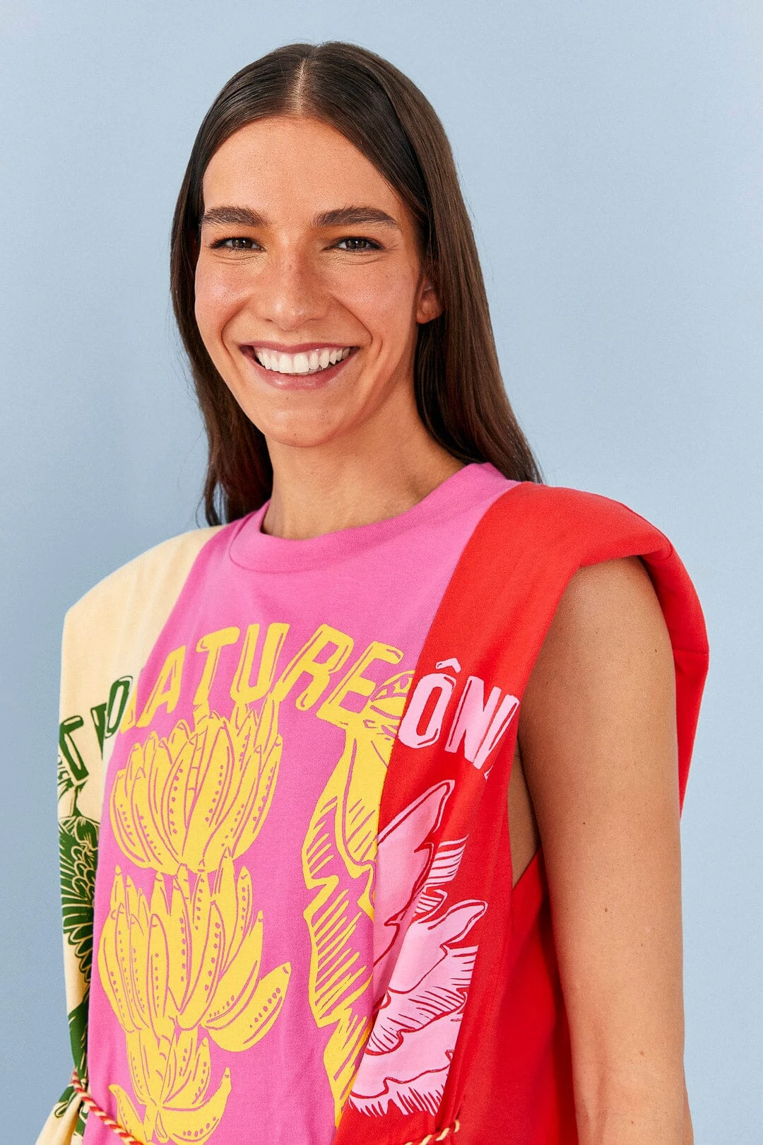 Farm Rio Mixed Prints Organic Cotton Mini Dress 3 Farm Rio Mixed Prints Organic Cotton Mini Dress - Image 3