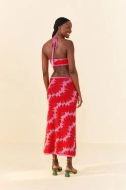 Farm Rio Pink Copacabana Knit Dress -Colorful Wear Store 306746 04