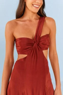 Farm Rio Brown Maxi Dress -Colorful Wear Store 306899 03