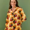 Farm Rio Banana Nest Pajama Shirt