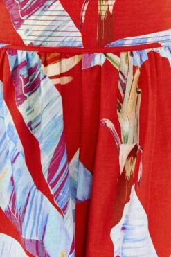 Farm Rio Red Sweet Jungle Organic Cotton Shorts -Colorful Wear Store 306991 06