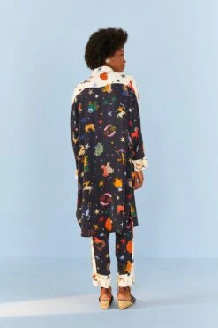 Farm Rio Zodiac Lenzing™ Ecovero™ Viscose Shirtdress -Colorful Wear Store 307012 04