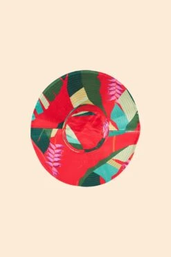 Farm Rio Heliconia Red Hat 7 Farm Rio Heliconia Red Hat -Colorful Wear Store 307047 01