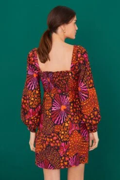 Farm Rio Leopard Hearts Mini Dress -Colorful Wear Store 308209 03