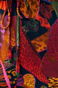 Farm Rio Leopard Mushroom Lenzing™ Ecovero™ Viscose Pants -Colorful Wear Store 308267 04