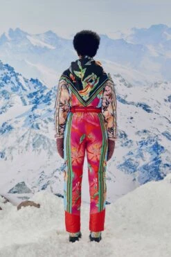 Farm Rio Mixed Scarves Ski Jumpsuit -Colorful Wear Store 308302 05