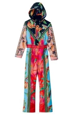 Farm Rio Mixed Scarves Ski Jumpsuit -Colorful Wear Store 308302 08