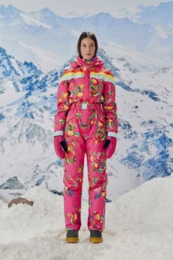 Farm Rio Pink Cashew Ski Jumpsuit -Colorful Wear Store 308303 03