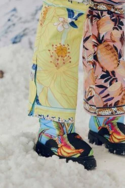 Farm Rio Mixed Scarves Ski Pants -Colorful Wear Store 308307 03