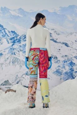 Farm Rio Mixed Scarves Ski Pants -Colorful Wear Store 308307 04